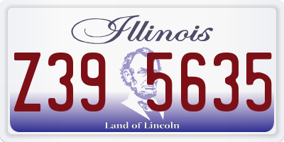 IL license plate Z395635