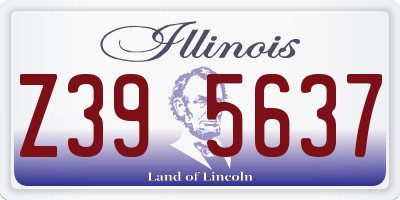 IL license plate Z395637