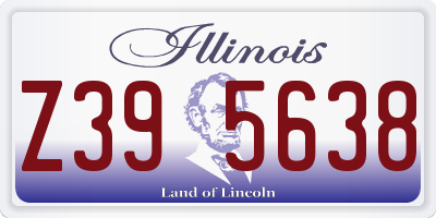IL license plate Z395638