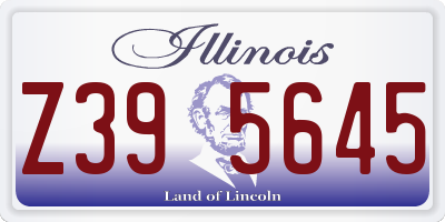 IL license plate Z395645
