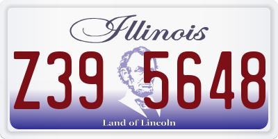 IL license plate Z395648