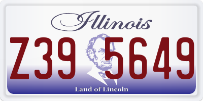 IL license plate Z395649