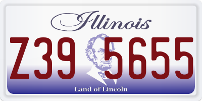 IL license plate Z395655