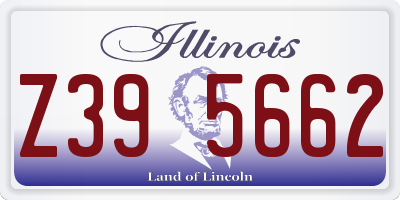 IL license plate Z395662