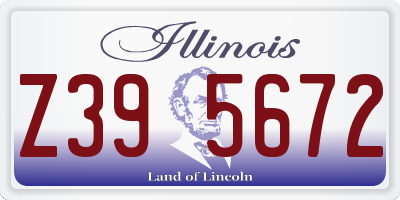 IL license plate Z395672