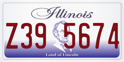 IL license plate Z395674