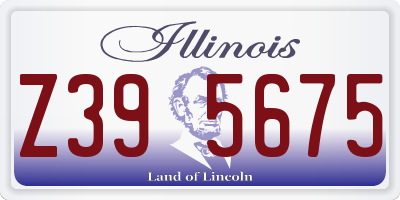 IL license plate Z395675