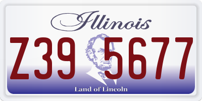 IL license plate Z395677