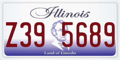 IL license plate Z395689