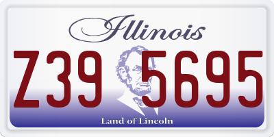 IL license plate Z395695