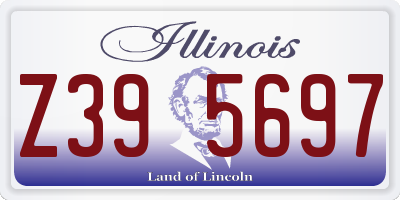 IL license plate Z395697