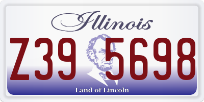 IL license plate Z395698