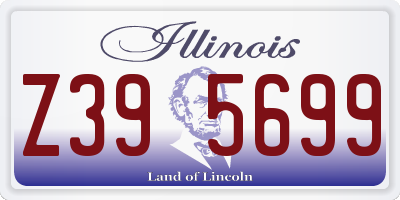 IL license plate Z395699
