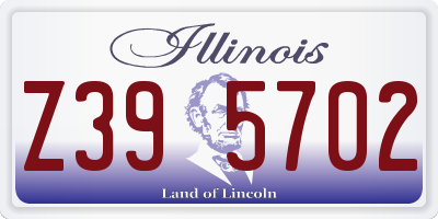 IL license plate Z395702