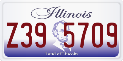 IL license plate Z395709