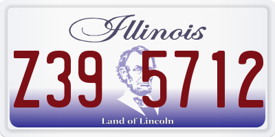 IL license plate Z395712