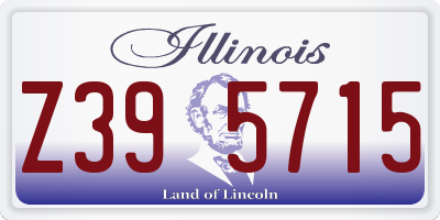 IL license plate Z395715