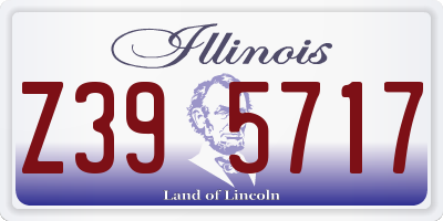 IL license plate Z395717