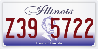 IL license plate Z395722