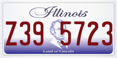 IL license plate Z395723