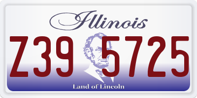 IL license plate Z395725