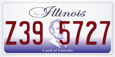 IL license plate Z395727