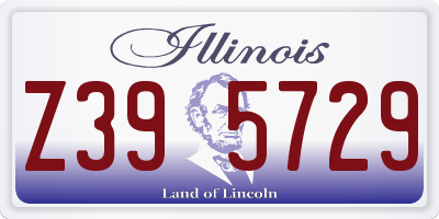IL license plate Z395729