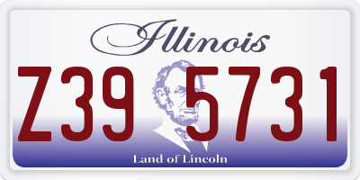 IL license plate Z395731