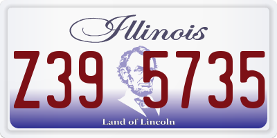IL license plate Z395735