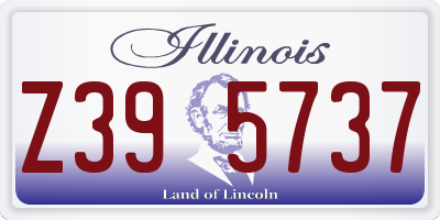 IL license plate Z395737