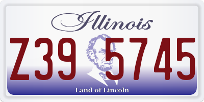 IL license plate Z395745