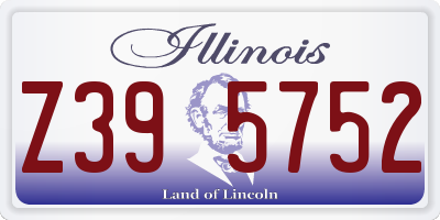IL license plate Z395752