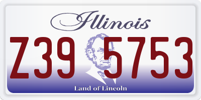 IL license plate Z395753