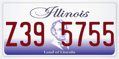 IL license plate Z395755