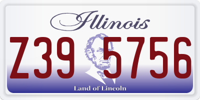 IL license plate Z395756