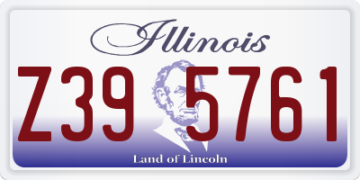 IL license plate Z395761