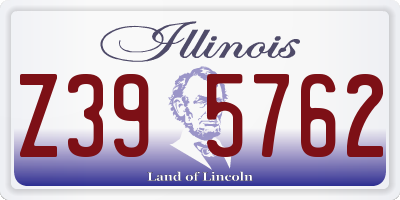 IL license plate Z395762