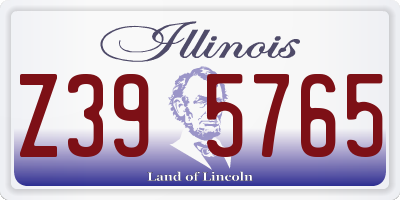 IL license plate Z395765
