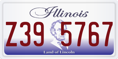 IL license plate Z395767