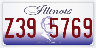 IL license plate Z395769