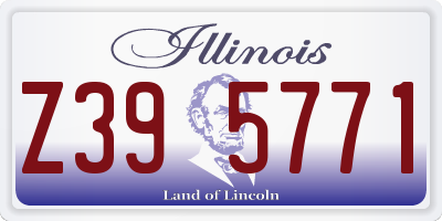 IL license plate Z395771