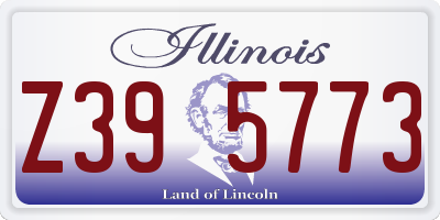IL license plate Z395773