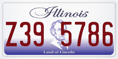 IL license plate Z395786