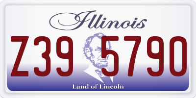 IL license plate Z395790