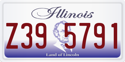 IL license plate Z395791