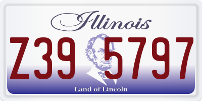 IL license plate Z395797