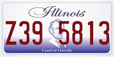 IL license plate Z395813