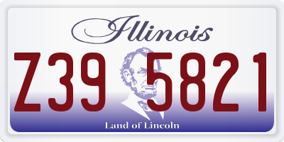 IL license plate Z395821