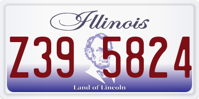 IL license plate Z395824
