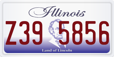 IL license plate Z395856